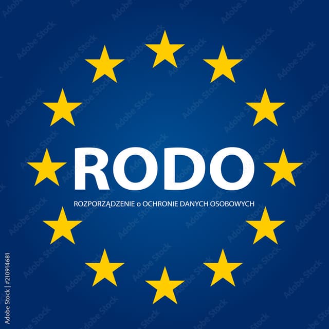 Zgodność z RODO / GDPR